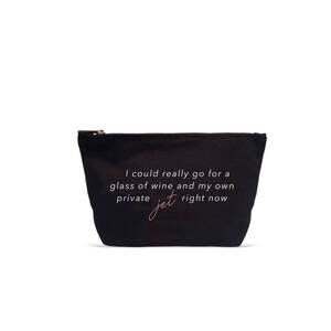 NEW LA TRADING CO private jet pouch in black